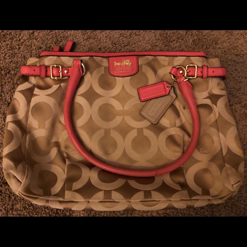 COACH monogram purse